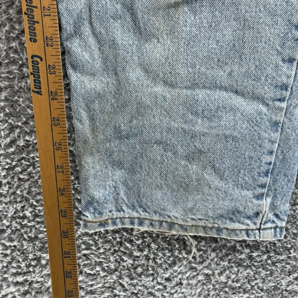 Vintage Levis Jeans 550 Relaxed Fit 40x32 Light Wash 100% Cotton Work Pants READ